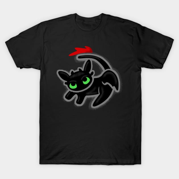 The Toothless King T-Shirt by scribblejuice